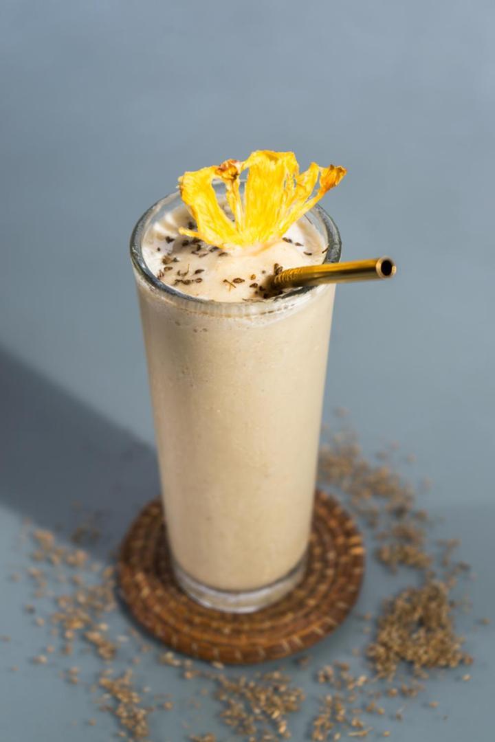 Hotel Makaaba Eco-Boutique Bacalar Kültér fotó A glass of horchata